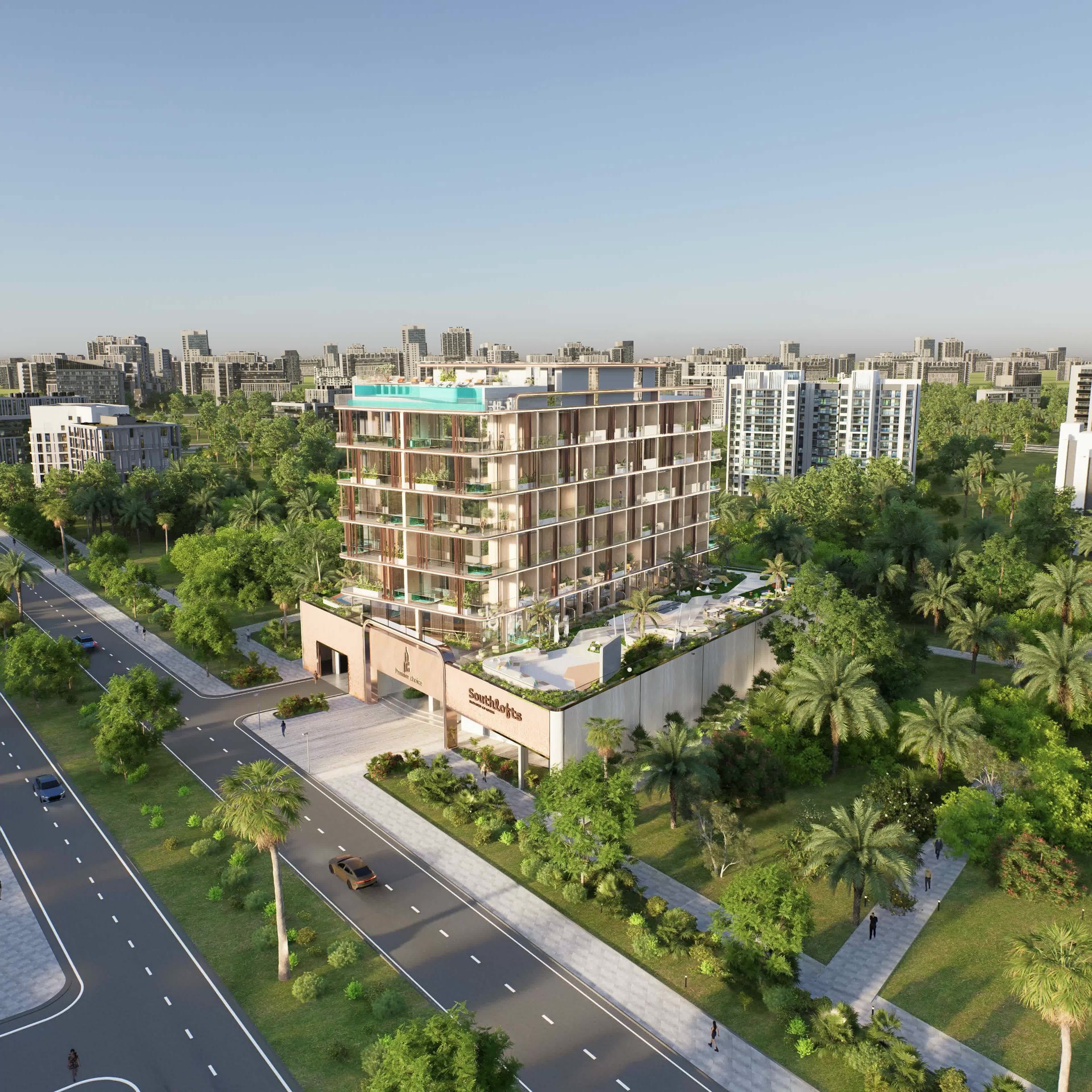 Architectural visualisation of South Lofts